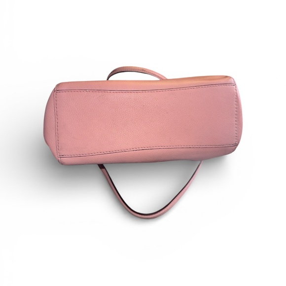 Coach Turnlock Chain Tote in pebble leather in Peony pink GUC - Picture 6 of 10